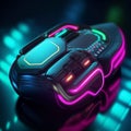 Futuristic Cyberpunk Style Gamepad