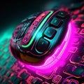 Futuristic Cyberpunk Style Gamepad