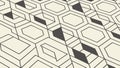 Futuristic 3D Hexagon Grid Pattern - Isometric Honeycomb Design, vector design Generative AI Royalty Free Stock Photo
