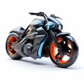 Futuristic 3d Motorcycle With Energy-charged Design Royalty Free Stock Photo