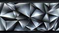 Abstract Geometric Metallic 3D Background, polygon shapes, modern design