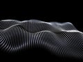 Abstract digital terrain wireframe visualization for technology, data, and scientific analysis. Royalty Free Stock Photo