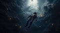 futuristic dark scifi A hauntingly beautiful image