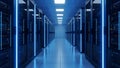 Data Center Servers Modern Cloud Computing Technology Royalty Free Stock Photo