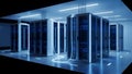 Data Center Servers Modern Cloud Computing Infrastructure Royalty Free Stock Photo