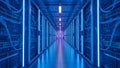 Data Center Server Room Modern Technology Infrastructure Royalty Free Stock Photo