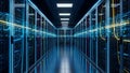 Data Center Server Room Digital Network, Cloud Computing Royalty Free Stock Photo