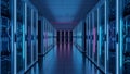 Data Center Server Room Modern Technology, Cloud Computing Royalty Free Stock Photo