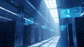 Data Center Server Room Modern Cloud Computing Infrastructure Royalty Free Stock Photo