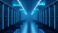 Data Center Server Room Modern Technology Infrastructure Royalty Free Stock Photo