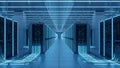 Data Center Server Room Modern Technology Infrastructure Royalty Free Stock Photo