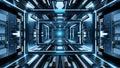 Futuristic Data Stream - Abstract Tech Background for Presentation Royalty Free Stock Photo