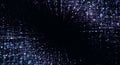 Futuristic data visualization matrix background Royalty Free Stock Photo