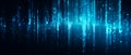 Futuristic Digital Data Flow Background Blue Light Streams Royalty Free Stock Photo