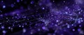 Futuristic Digital Data Flow Background Purple Tech Circuit Royalty Free Stock Photo