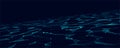 Futuristic digital data transfer concept. High-speed data flow of cryptocurrency servers. Blockchain technology. Vector