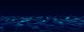 Futuristic digital data transfer concept. High-speed data flow of cryptocurrency servers. Blockchain technology. Vector