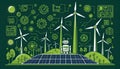Smart Energy: The Future of Green Technology Royalty Free Stock Photo