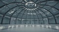 Futuristic Dome Interior Royalty Free Stock Photo