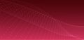 Futuristic dot wave. Abstract digital particle wave. Technology background. Colored musical wave. Digital background