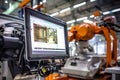 Futuristic Efficient smart Automation robot revolution production replace human AI-power learning tech dynamic Intelligent robot