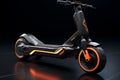 Futuristic electric scooter designed for urban