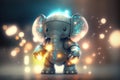 Futuristic Elephant Robot: A Humorous Vision of the Future