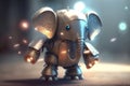 Futuristic Elephant Robot: A Humorous Vision of the Future