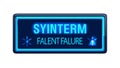 Futuristic Error Message, System Failure Alert, vector design Generative AI Royalty Free Stock Photo