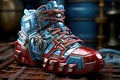 Futuristic fantasy shoes or sneakers