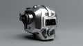 Futuristic Fantasy Tascam Film Camera With Chrome Finish