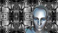 Futuristic Female Android Royalty Free Stock Photo