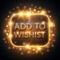Floating glowing Add to Wishlist icon with animated sparkle