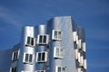Futuristic Gehry houses in Medienhafen in DÃÂ¼sseldorf, germany Royalty Free Stock Photo