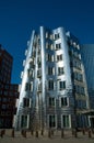 Futuristic Gehry houses in Medienhafen in DÃÂ¼sseldorf, germany