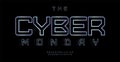 Futuristic geometric font, digital metallic typeface, squared outlined letters for tech logo, sci-fi themed title