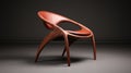 Futuristic Glam Wooden Chair Hanya Chair