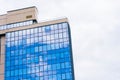 Futuristic Glass Tower with a Stunning Blue windows