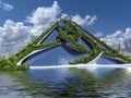 Futuristic green architecture