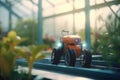 Futuristic Greenhouse Workforce: Robots at Play