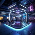 Futuristic Gym Setup: Ultimate Power and Perfection