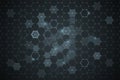 Abstract futuristic hexagon pattern background