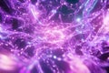 A futuristic holographic energy core, radiating glowing AI-driven data streams, pulsating cybernetic