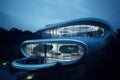 Futuristic Home with Advanced AI and Flying Car