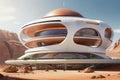 Futuristic home or dwelling that can be used on another planet