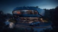 Futuristic Home with Integrated Planetarium and Electric Hypercar: Experience Ultimate Luxury