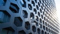Futuristic Honeycomb Grid Structure Royalty Free Stock Photo