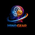 Futuristic Human Head With Gears Representing Thinking Process Innovation And Technology Concept Royalty Free Stock Photo