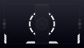 futuristic interface frame, HUD Royalty Free Stock Photo