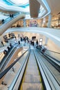 Futuristic interior renovated shopping center